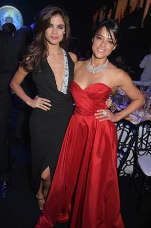 Sara Sampaio et Michelle Rodriguez