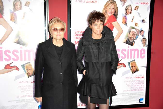 Muriel Robin et Anne Le Nen à l'avant-première du film Brillantissime, Paris