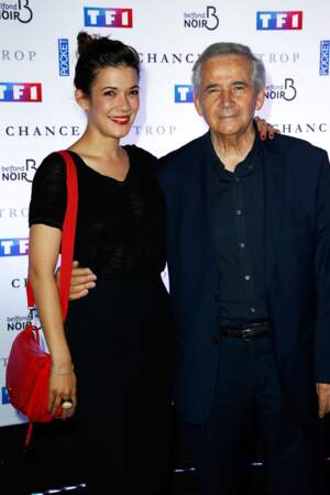 Mélanie Doutey accompagnée de son père, l'acteur Alain
