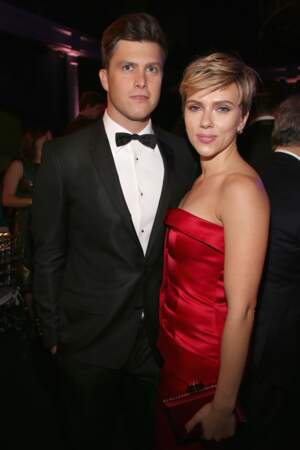 Scar­lett Johans­son offi­cia­lise avec son nouveau chéri - Scar­lett Johans­son et Colin Jost