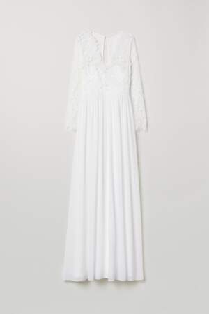 H&M - Robe de mariée, 199€