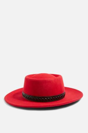 Coachella : Chapeau rouge, Topshop, 29 euros