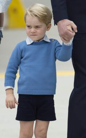 La famille royale en voyage officiel au Canada : George en mode concentré