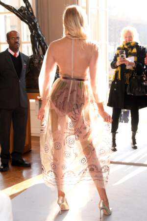 Karlie Kloss, au défilé Christian Dior, le 21 janvier 2019 pour la semaine de la haute couture