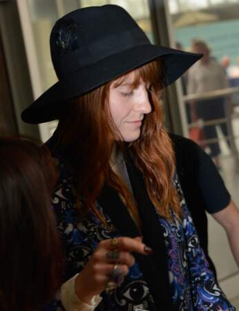 La chanteuse américaine Florence Welch de Florence + The Machine