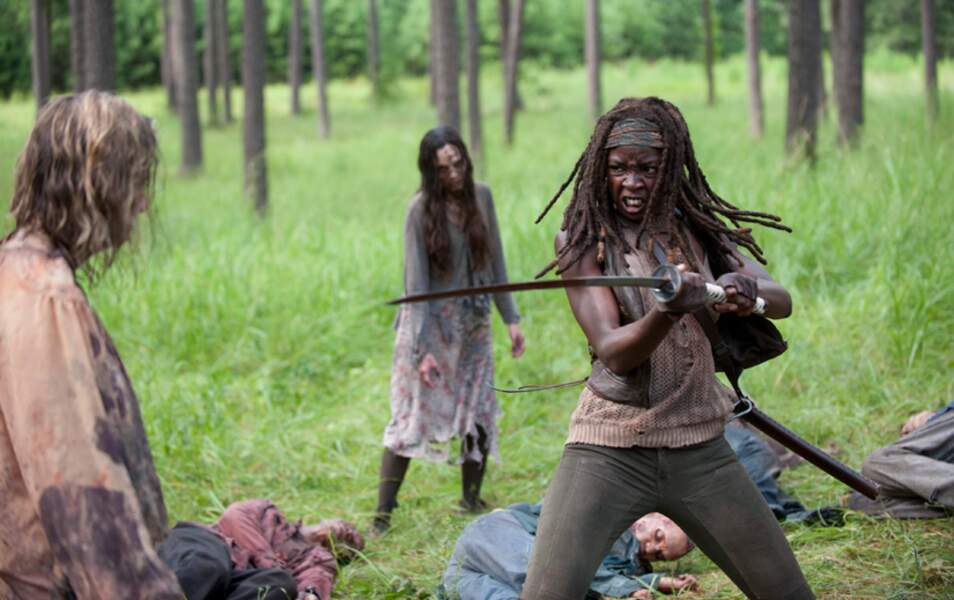 Dans The Walking Dead, Danai Gurira incarne Michonne
