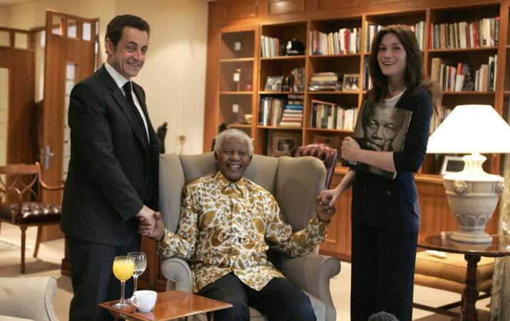 Avec Carla et Nicolas Sarkozy 