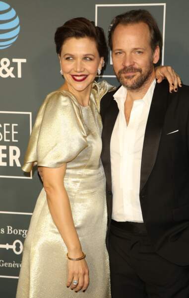Maggie Gyllenhaal aux Critics' Choice Awards 2019, à Santa Monica