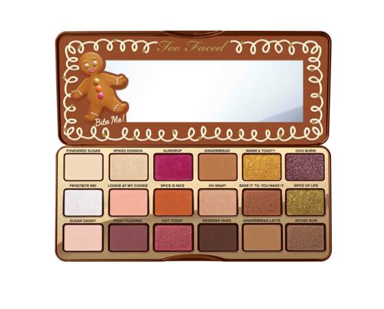 Palette d'ombres à paupières. Gingerbread Spice, 47 €, Too Faced
