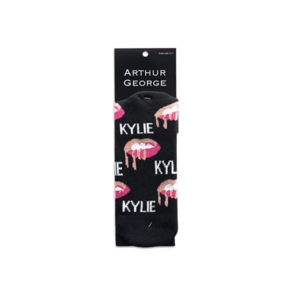 The Kylie Shop : chaussettes imprimé bouche (collab' avec Arthur George, la marque de Rob Kardashian)