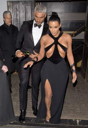 Kim Kardashian et son coiffeur Chris Appleton aux Hollywood Beauty Awards