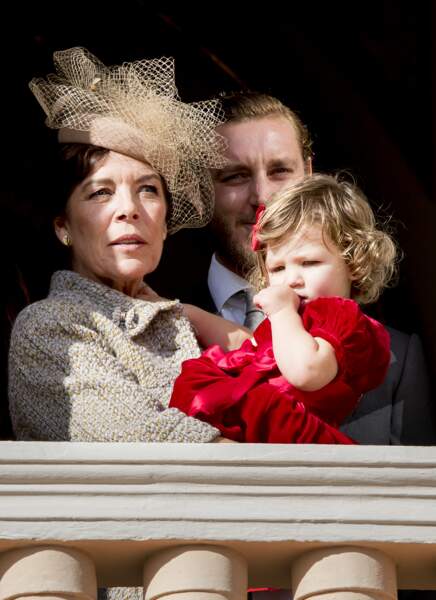 Fête Nationale Monégasque : Caroline de Monaco était avec sa petite-fille India, la fille d'Andrea Casiraghi