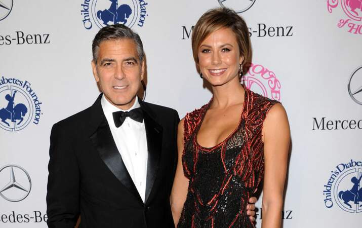 Stacy Keibler et George Clooney  