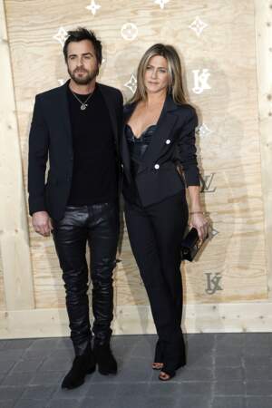 Soirée Louis Vuitton x Jeff Koons au Louvre : Justin Theroux et Jennifer Aniston