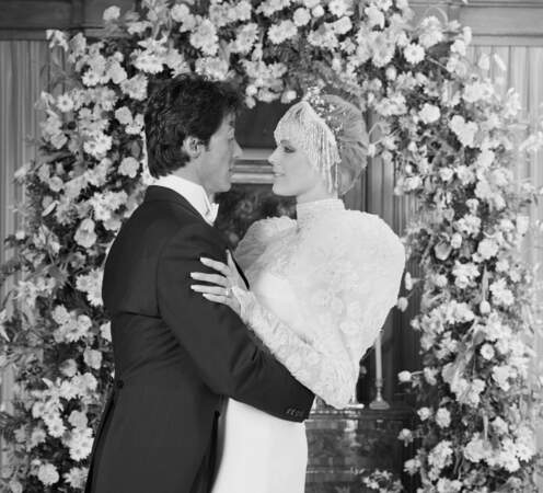 Robes de mariée de stars : VINTAGE ! Sylvester Stallone et Brigitte Nielsen en 1985