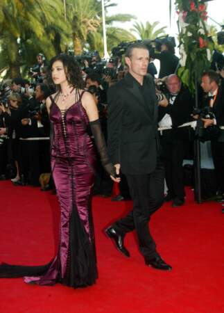 Le Festival de Cannes de Monica Bellucci : On l'a ensuite vue au bras de Lambert Wilson pour The Matrix Reloaded 