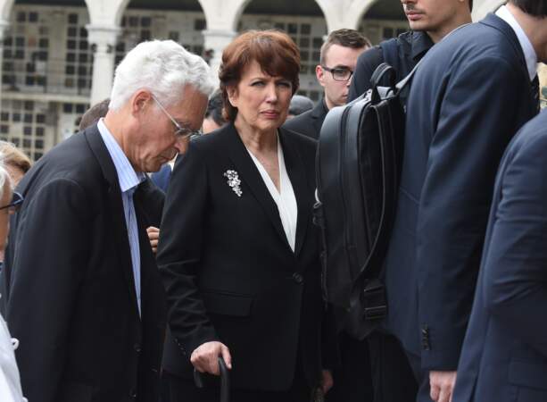 Roselyne Bachelot aux obsèques de Christophe Michel
