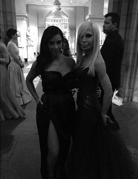 Kim et Donatella Versace, une femme qu'elle "adore" !