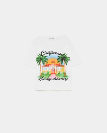 T-shirt California Dreaming, Zara, 9,95 euros