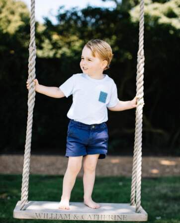 Anniversaire du Prince George - Pour l'occasion ses parents ont édité de nouvelles photos de leur fils