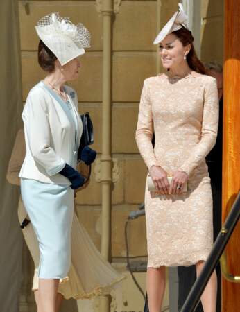 Kate Middleton en grande conversation avec la princesse Anne
