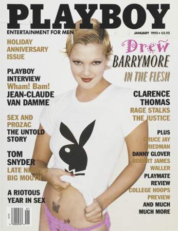 Drew Barrymore en janvier 1995