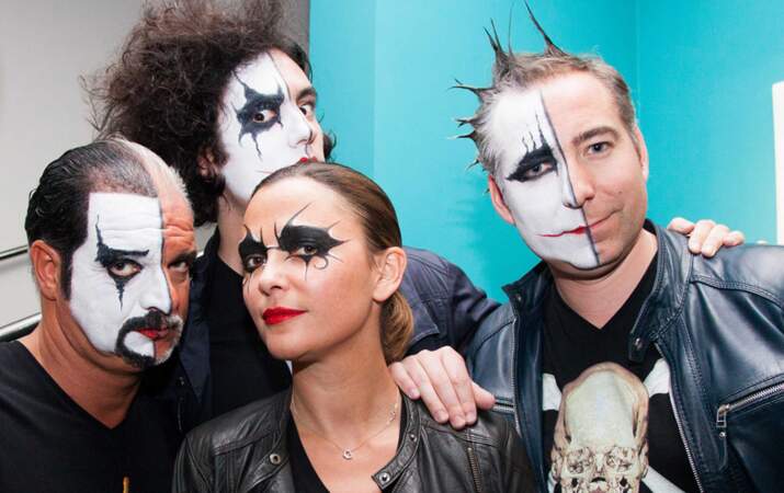 Sandrine Quétier a eu 50 minutes pour ressembler à Kiss (avec les Jokers)