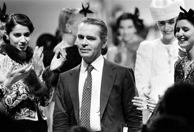 L'évolution physique de Karl Lagerfeld : le créateur en 1983