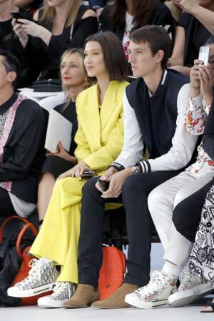 Fashion week Hommes, défilé Dior : Bella Hadid et Frédéric Arnault, le fils de Bernard Arnault