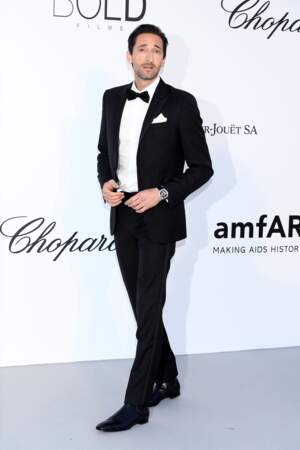Gala de l'amfAR à Cannes : Adrien Brody