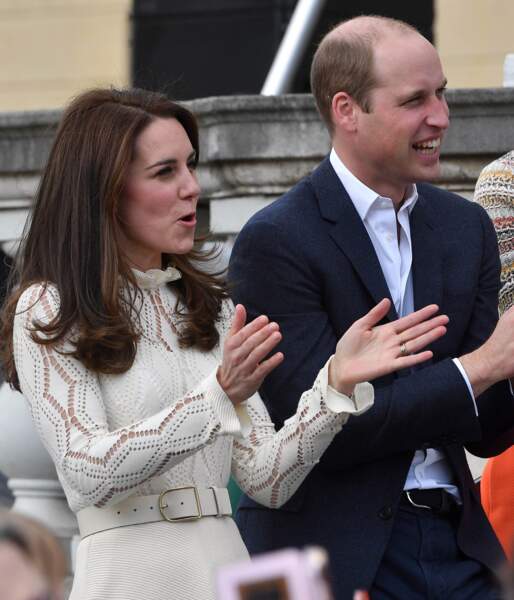  Le duc et la duchesse de Cambridge apprécient le spectacle 