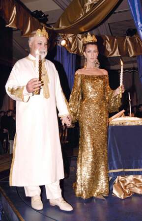 Robes de mariée de stars : Céline Dion et René Angelil en 2000 pour le renouvellement de leurs voeux