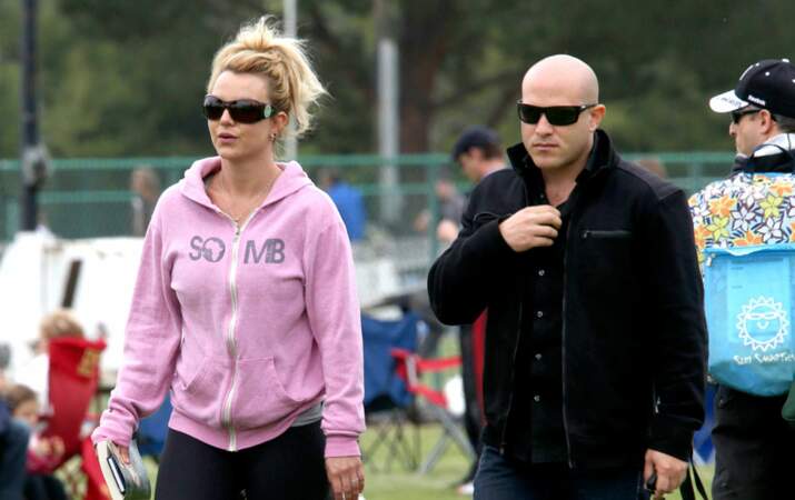 Britney Spears et un garde du corps