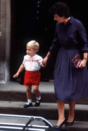 ...que portait son papa, le prince William, en 1984