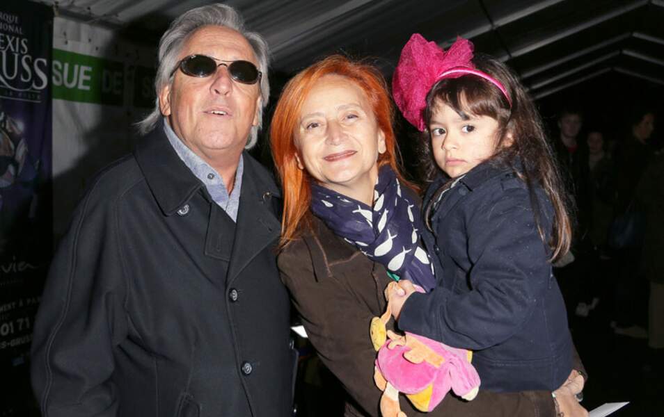 Gilbert Montagné, sa femme et leur fille Elsa