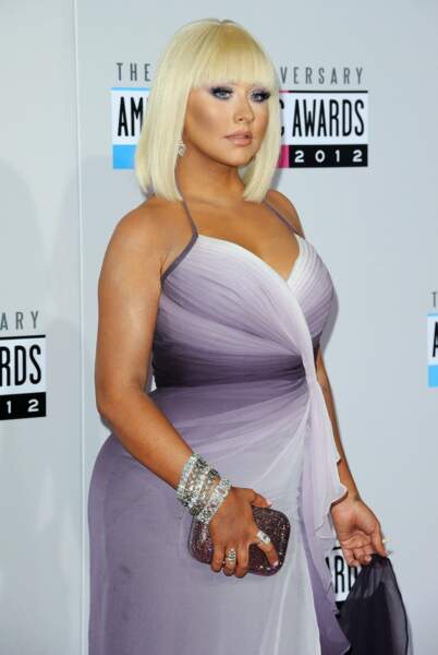 Perte de poids des stars : Christina Aguilera avant