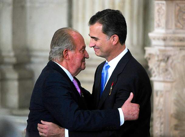 Juan Carlos 1er et Felipe VI