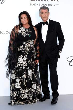 Gala de l'amfAR à Cannes : Pierce Brosnan et sa femme Keely Shaye Smith