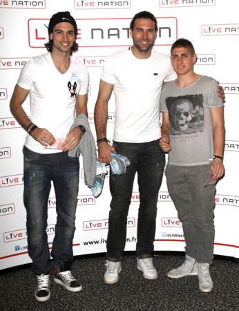 D'autres joueurs du PSG : Javier Pastore, Salvatore Sirigu et Marco Verratti