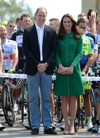 Kate Middleton au départ du Tour de France