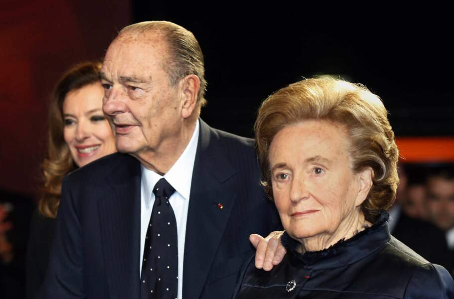 Jacques Chirac et son épouse Bernadette Chirac