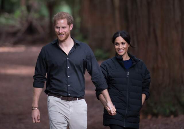 La duchesse de Sussex et le prince Harry en visite à Rotorua en Nouvelle-Zélande
