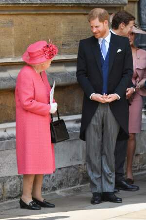 La reine Elisabeth II et le Prince Harry