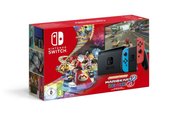 Pack Nintendo Switch + Mario Kart 8 Deluxe / Nintendo, 389€