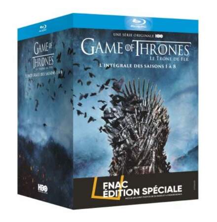 Coffret Game of Thrones L'intégrale Edition Spéciale Fnac Blu-ray, Fnac, 129,99€
