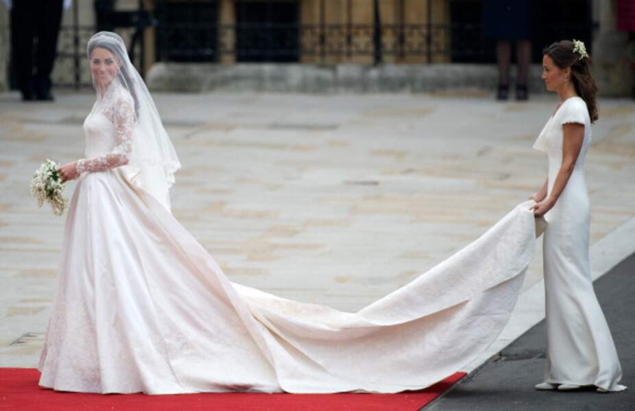 2011 : Kate Middleton lors de son mariage avec le Prince William. 