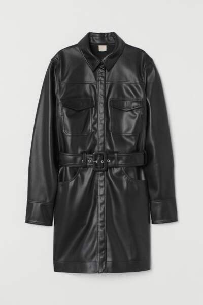 Robe chemise avec ceinture, H&M, 49,99€ au lieu de 89,99€