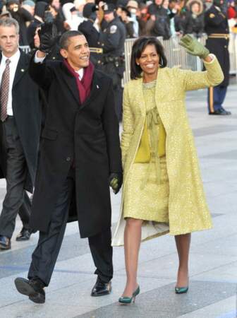 Michelle Obama déjà adepte des paillettes en 2009