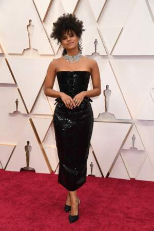 Oscars 2020 : Zazie Beetz en robe bustier 