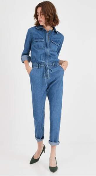 Combinaison en jean, Promod, 49,95€